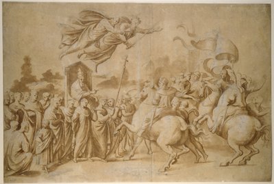 The Repulse of Attila by Raffaello Sanzio Raphael